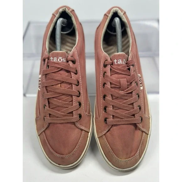 Taos Womens Moc Star Terracotta Canvas Casual Sneaker Size 8.5 MST-13482A - Picture 4 of 12